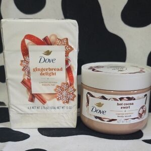 Gingerbread Delight & Hot Cocoa Swirl Bath and Body Set - White/Brown